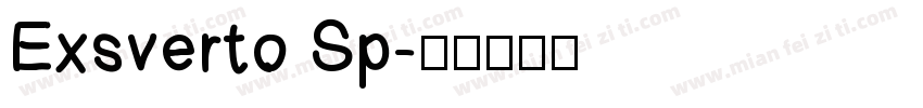 Exsverto Sp字体转换